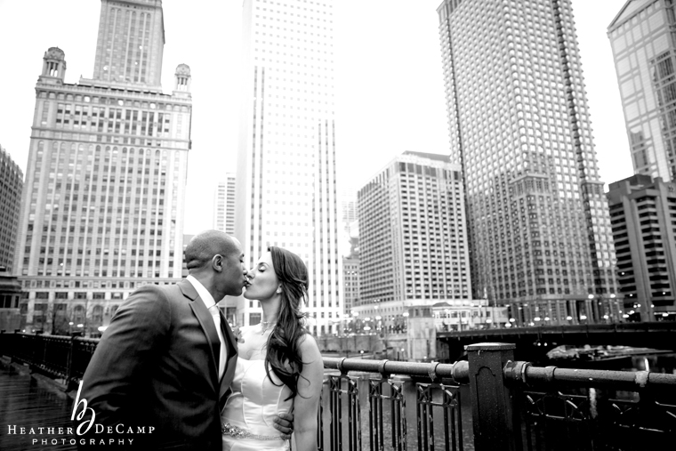 Chicago Wedding Photography at the Langham Hotel Winter Wedding