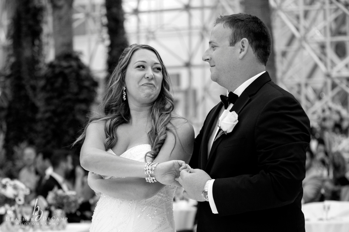 Heather DeCamp is a chicago wedding photographer at Crystal Gardens Navy Pier in downtown chicago