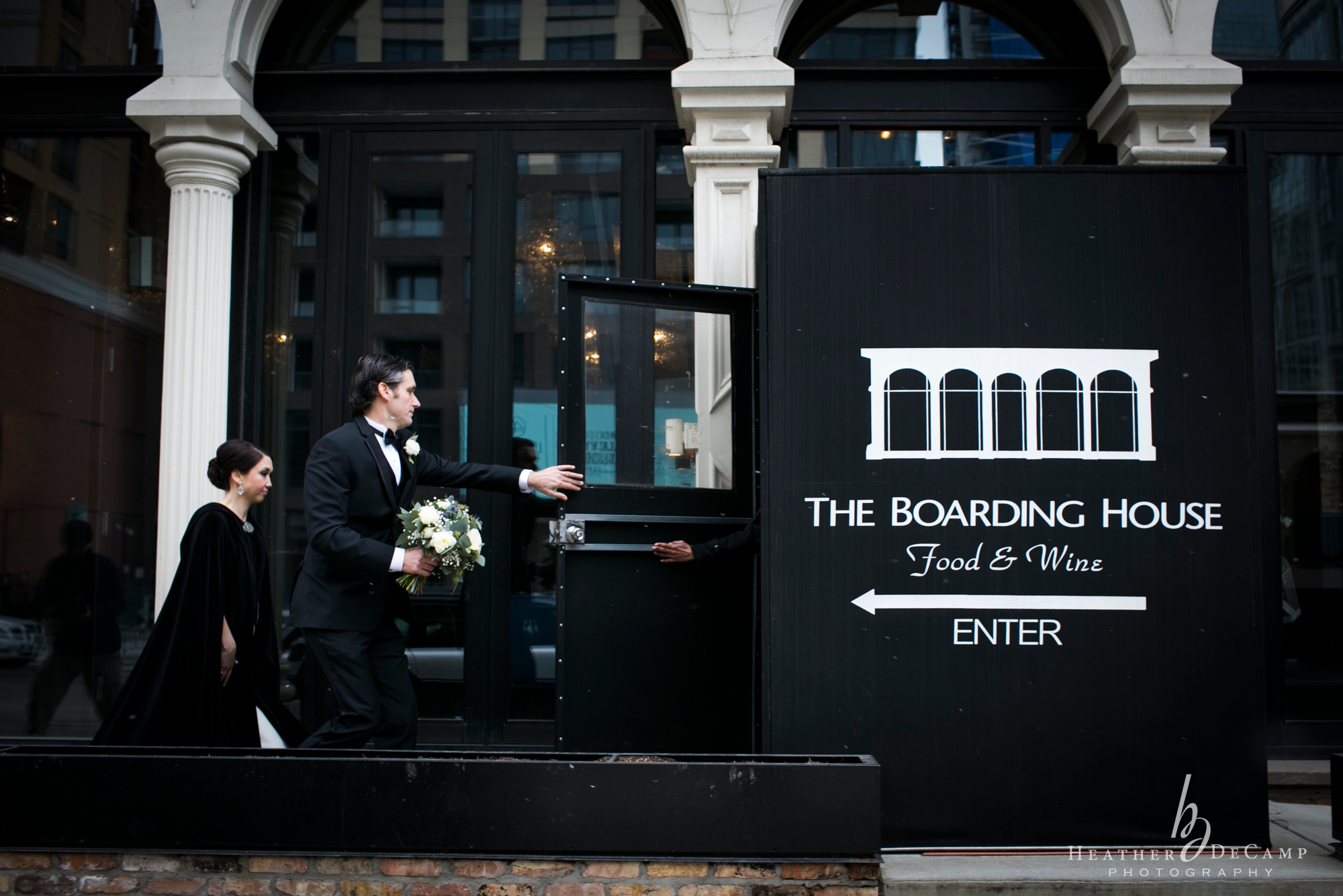 Boarding House Wedding in downtown chicago