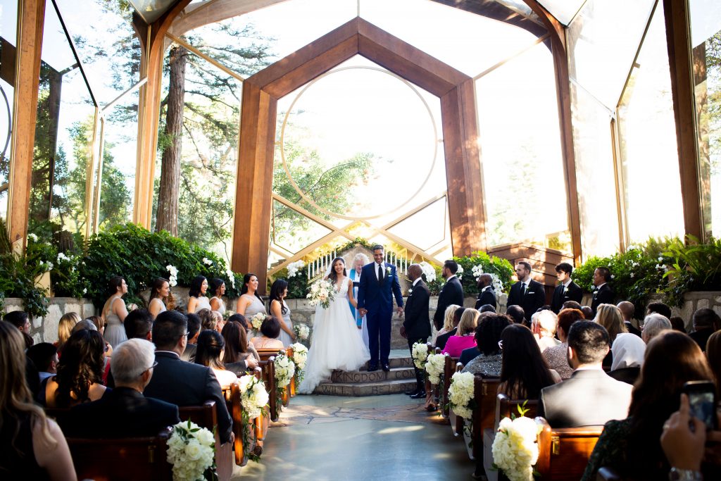 Wayfarer Chapel Wedding ceremony