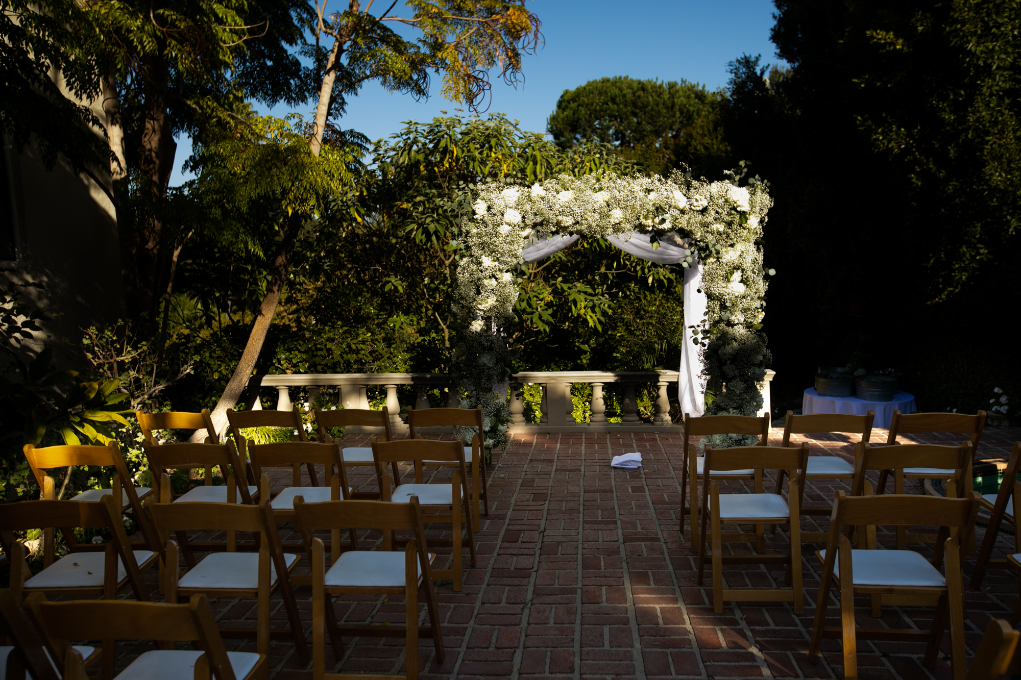 intimate backyard wedding ceremony los angeles